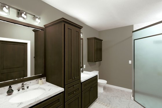Interior - Master Bathroom for Farmhouse House Plan #44-286 - 3 bed, 2 bath