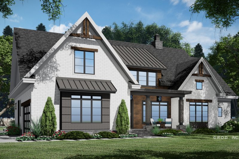 House Plan Design - Exterior - Front Elevation 4 for Farmhouse House Plan #51-1223 - 3 bed, 3 bath
