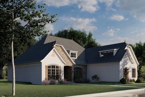 Exterior - Other Elevation for Ranch House Plan #923-94 - 2 bed, 2.5 bath