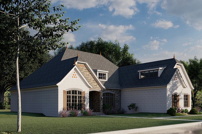 Architectural House Design - Exterior - Other Elevation for Ranch House Plan #923-94 - 2 bed, 2.5 bath