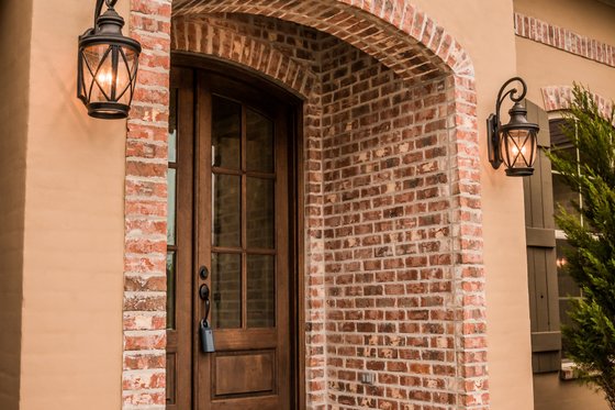 Exterior - Front Elevation 3 for European House Plan #430-107 - 3 bed, 2 bath