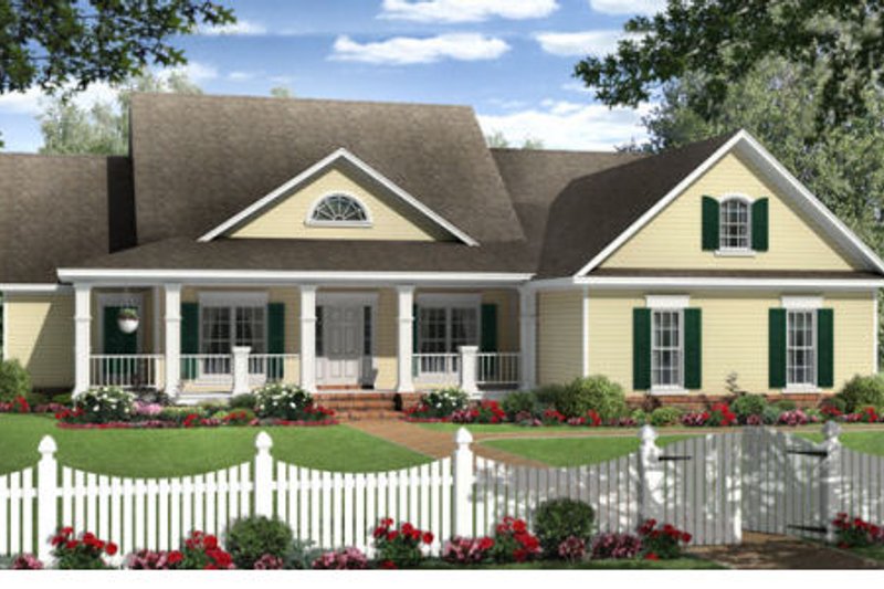 Home Plan - Country Exterior - Front Elevation Plan #21-304