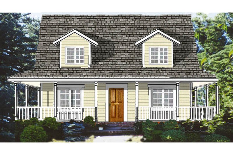 House Plan Design - Country Exterior - Front Elevation Plan #3-284