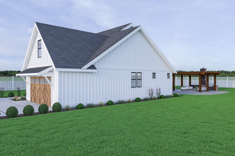 Dream House Plan - Exterior - Other Elevation 3 for Farmhouse House Plan #1070-16 - 3 bed, 2.5 bath