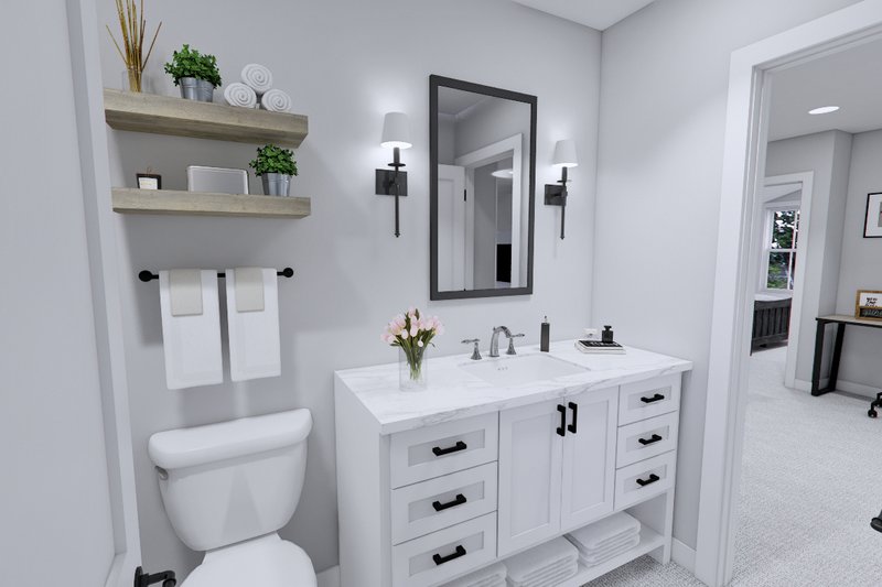 Home Plan - Interior - Bathroom 2 for Craftsman House Plan #51-1553 - 5 bed, 4 bath