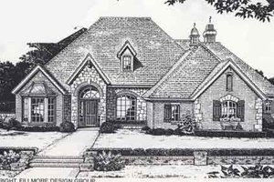 Colonial Exterior - Front Elevation Plan #310-881