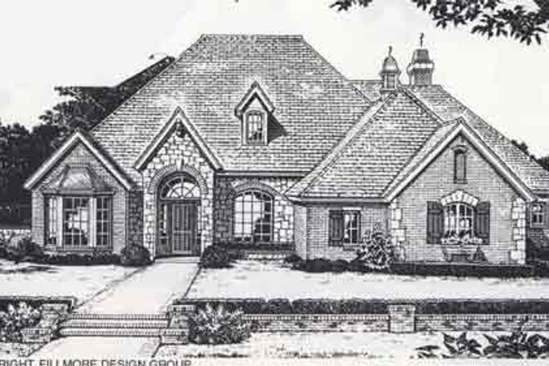 Colonial Style House Plan - 4 Beds 3.5 Baths 2889 Sq/Ft Plan #310-881