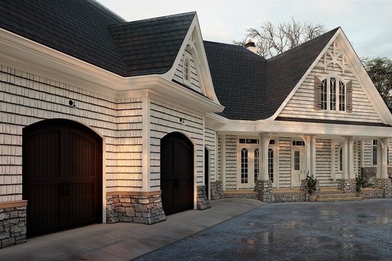 Exterior - Front Elevation 5 for Farmhouse House Plan #54-430 - 3 bed, 3.5 bath