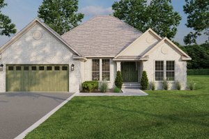 Traditional Exterior - Front Elevation Plan #17-1148