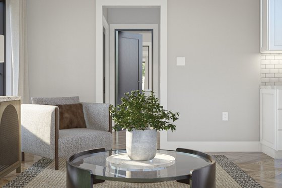 Interior - Family Room 2 for Modern House Plan #455-519 - 1 bed, 1 bath