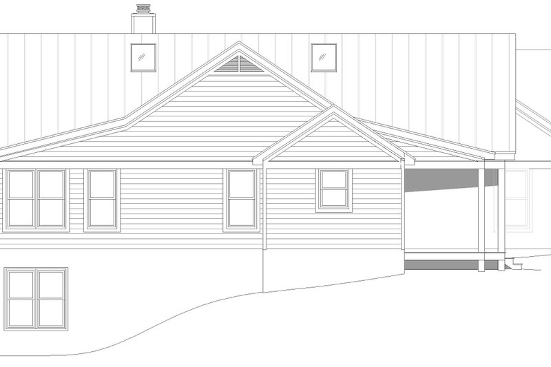 Dream House Plan - Exterior - Other Elevation 1 for Country House Plan #932-1432 - 2 bed, 2 bath