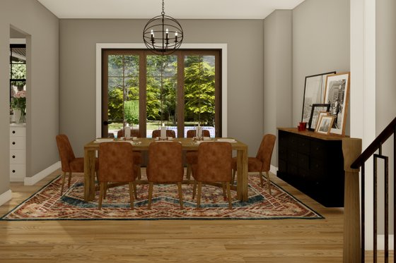 Interior - Dining Room for Southern House Plan #1094-4 - 4 bed, 3.5 bath