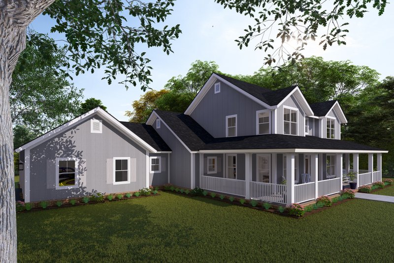 Home Plan - Exterior - Other Elevation 6 for Farmhouse House Plan #513-2172 - 3 bed, 4 bath