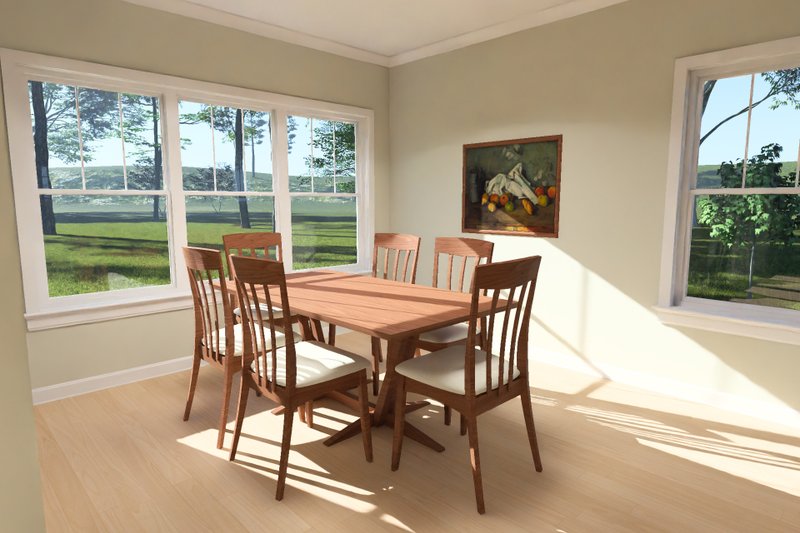 Dream House Plan - Interior - Dining Room for Farmhouse House Plan #513-2482 - 3 bed, 2.5 bath