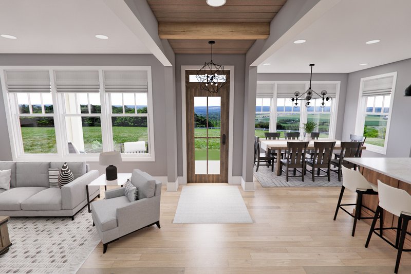 House Plan Design - Interior - Entry 1 for Traditional House Plan #51-1252 - 3 bed, 3.5 bath