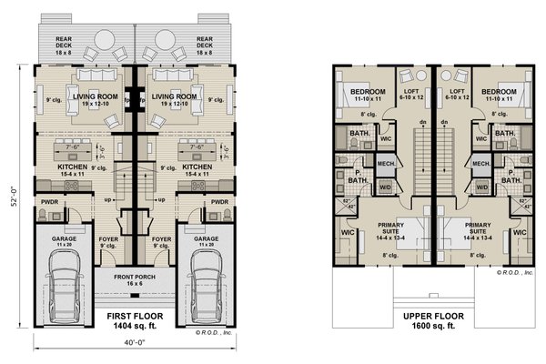 Dream House Plan - Farmhouse Floor Plan - Main Floor Plan #51-1312