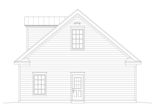 Exterior - Other Elevation 1 for Country House Plan #932-266, 0 bath