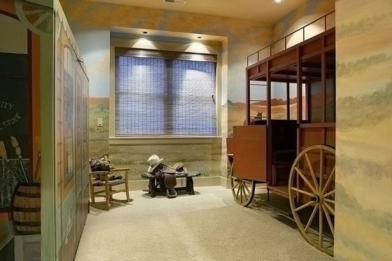 Kids bedroom with stage coach
