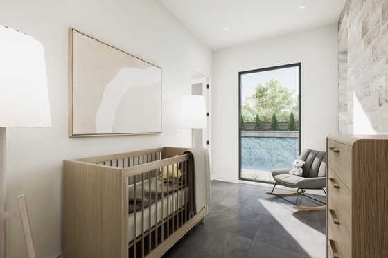 Interior - Other 5 for Modern House Plan #1087-1 - 4 bed, 3.5 bath