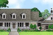 Country Style House Plan - 3 Beds 3.5 Baths 3006 Sq/Ft Plan #67-676 