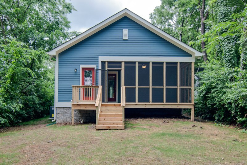 Dream House Plan - Exterior - Rear Elevation for Cottage House Plan #430-95 - 3 bed, 2 bath