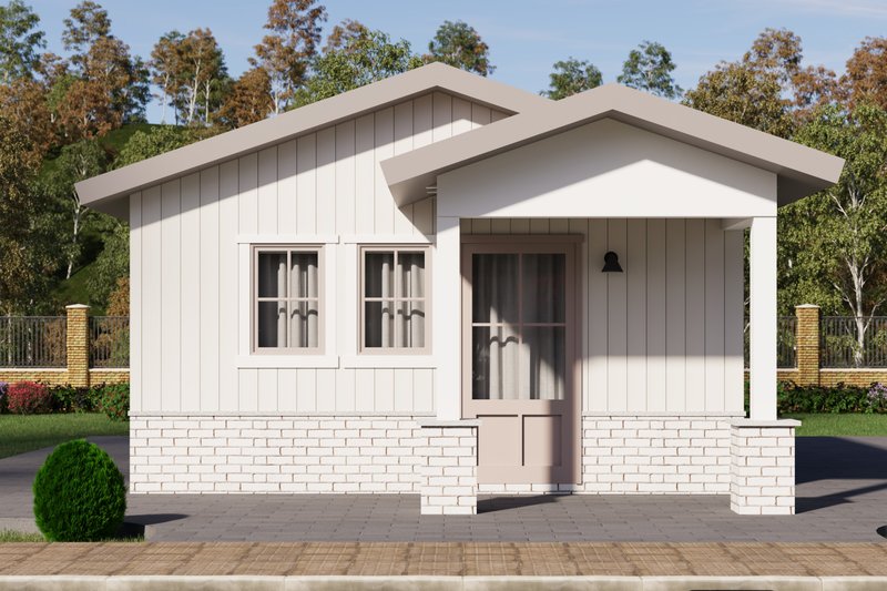 Traditional Style House Plan - 0 Beds 1 Baths 311 Sq/Ft Plan #1106-187 Exterior