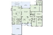European Style House Plan - 4 Beds 3.5 Baths 3456 Sq/Ft Plan #17-2429 