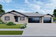 Ranch Style House Plan - 6 Beds 4.5 Baths 5705 Sq/Ft Plan #1060-27 