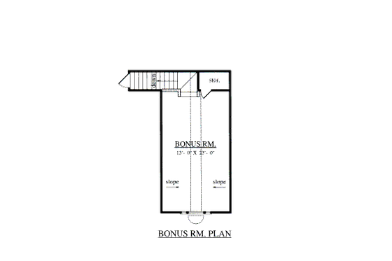 Floor Plan - Other Floor for Country House Plan #42-366 - 3 bed, 2 bath