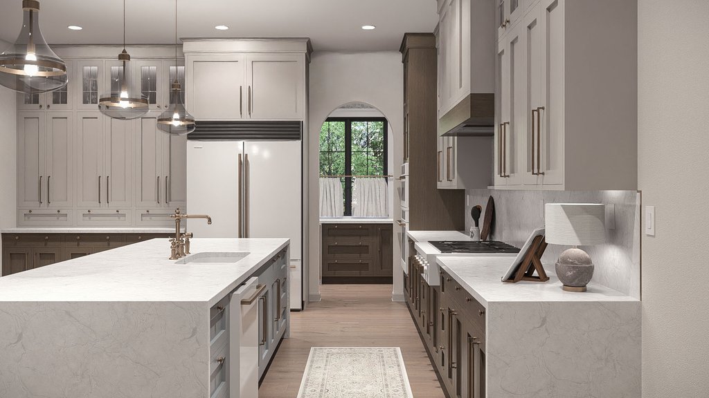 Interior - Kitchen 1 for Cottage House Plan #455-784 - 3 bed, 2.5 bath