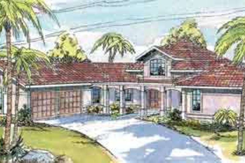 Architectural House Design - Ranch Exterior - Front Elevation Plan #124-425