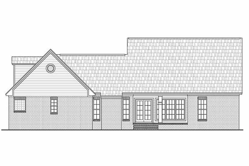 Dream House Plan - Exterior - Rear Elevation for Country House Plan #21-284 - 4 bed, 3 bath
