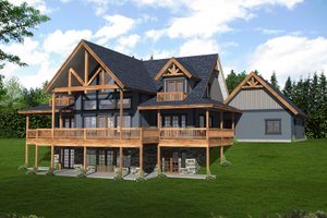 Craftsman Exterior - Front Elevation Plan #117-971