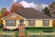 Craftsman Style House Plan - 2 Beds 1 Baths 1194 Sq/Ft Plan #84-575 