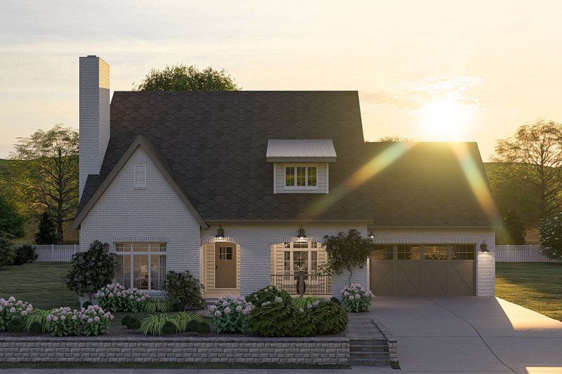Architectural House Design - Cottage Exterior - Front Elevation Plan #455-584