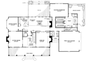 Southern Style House Plan - 4 Beds 4.5 Baths 3901 Sq/Ft Plan #137-240 