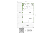 Craftsman Style House Plan - 0 Beds 1 Baths 499 Sq/Ft Plan #1106-23 Floor 