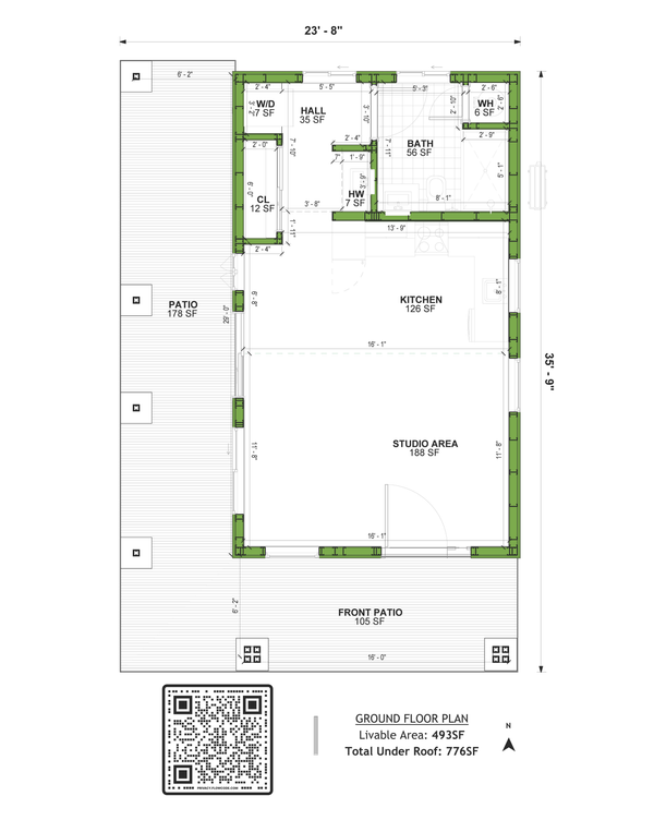 Dream House Plan - Craftsman Floor Plan - Main Floor Plan #1106-23