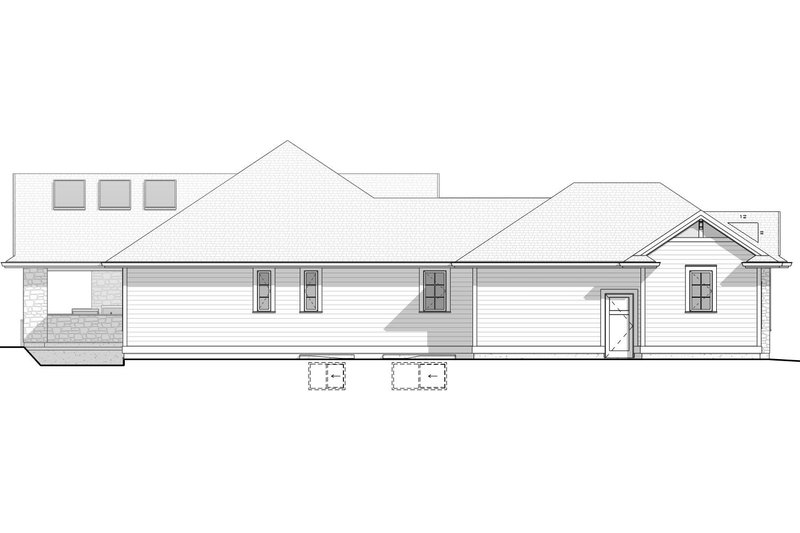 Home Plan - Exterior - Other Elevation for Craftsman House Plan #1086-7 - 2 bed, 2.5 bath