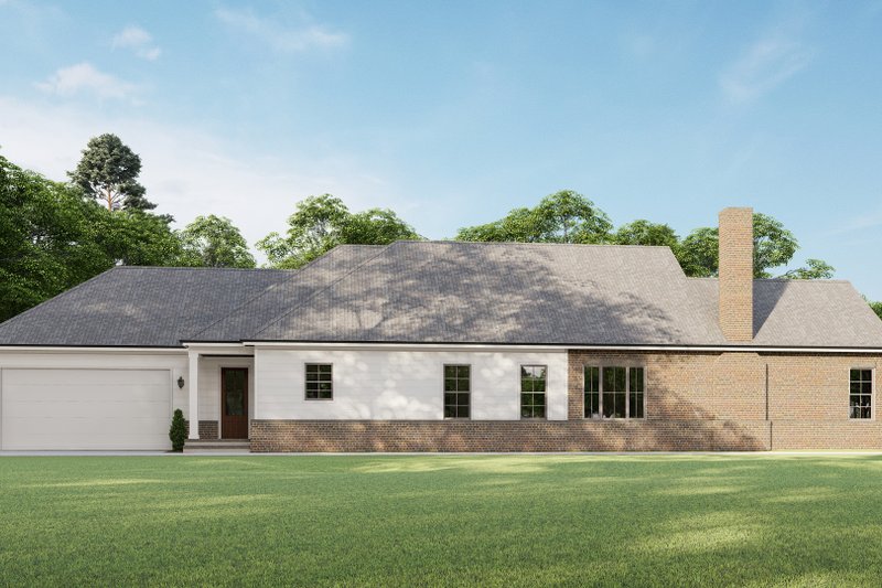 House Design - Exterior - Other Elevation 4 for Traditional House Plan #1092-65 - 4 bed, 3.5 bath