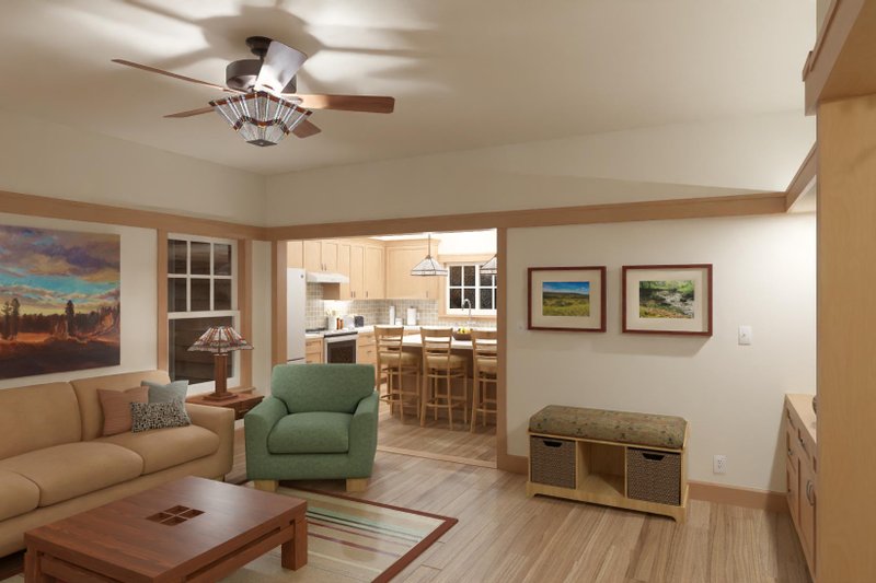 Home Plan - Interior - Kitchen for Craftsman House Plan #1099-4 - 3 bed, 2 bath