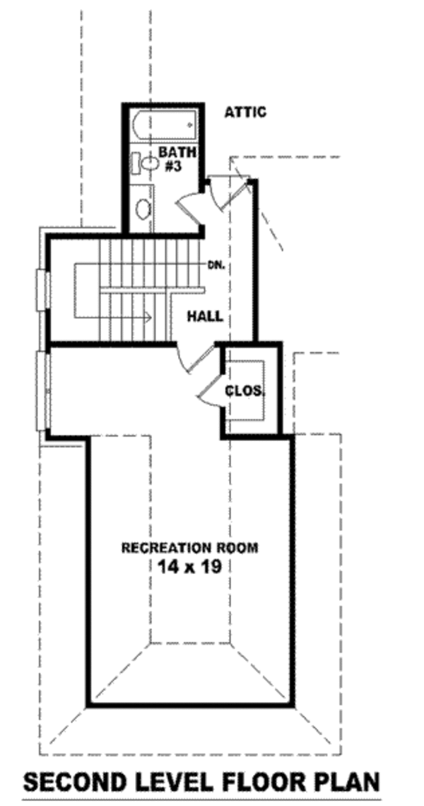 European Floor Plan - Upper Floor Plan #81-1335