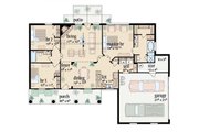 Country Style House Plan - 3 Beds 2 Baths 1320 Sq/Ft Plan #36-113 