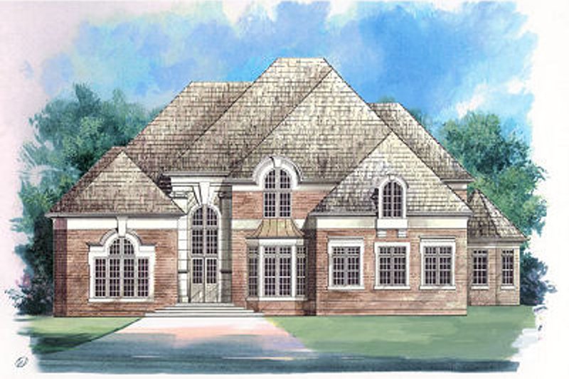 Home Plan - European Exterior - Front Elevation Plan #119-269