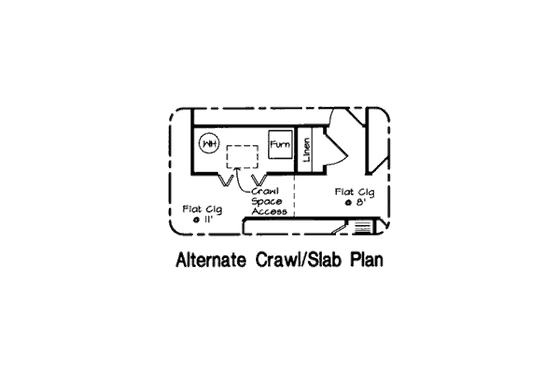 Floor Plan - Other Floor for Farmhouse House Plan #312-527 - 3 bed, 2 bath