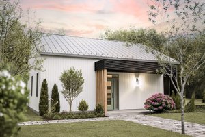 Dream House Plan - Exterior - Front Elevation for Farmhouse House Plan #23-2907 - 3 bed, 1 bath
