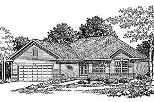 Traditional Exterior - Front Elevation Plan #70-120