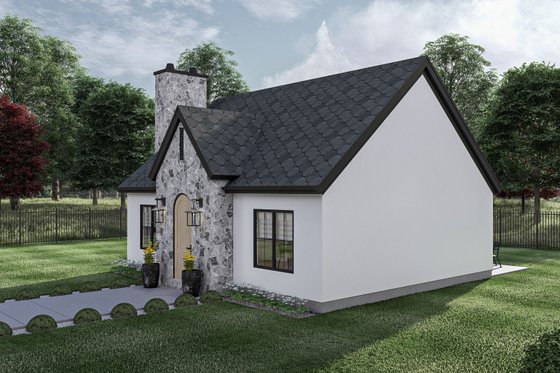 Exterior - Other Elevation for Modern House Plan #455-474 - 1 bed, 1 bath