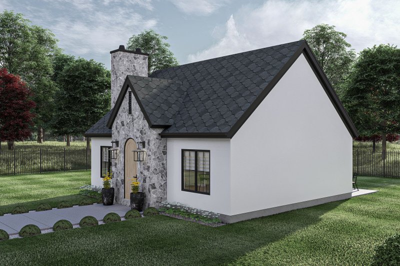 House Plan Design - Exterior - Other Elevation for Modern House Plan #455-474 - 1 bed, 1 bath