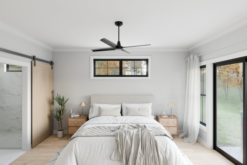 Dream House Plan - Interior - Master Bedroom 2 for Country House Plan #1089-60 - 2 bed, 2 bath